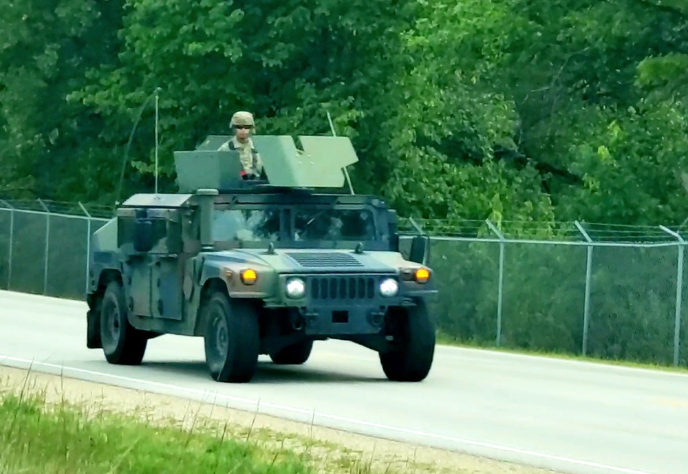 Convoy training operations at Fort McCoy