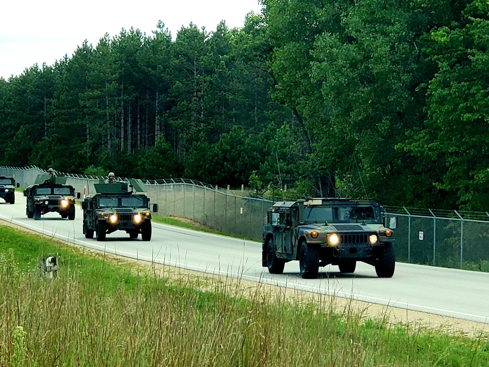 Convoy training operations at Fort McCoy
