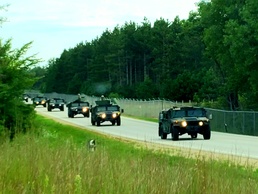Convoy training operations at Fort McCoy