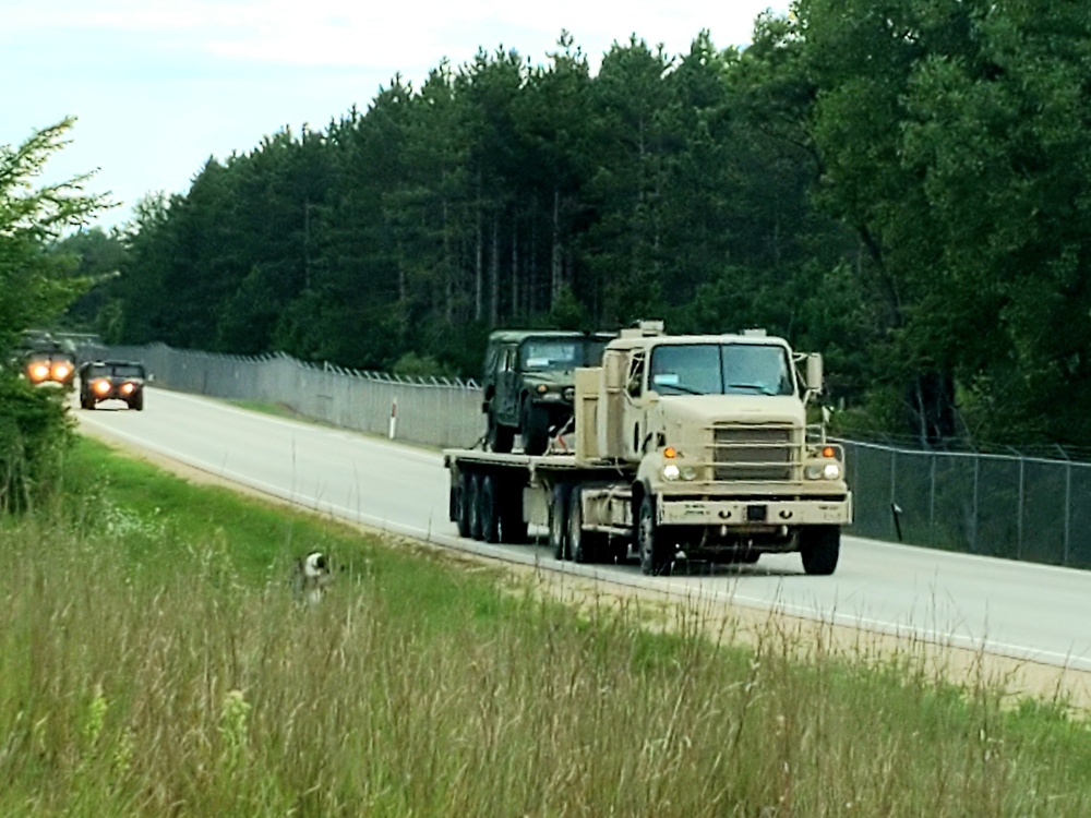 Convoy training operations at Fort McCoy