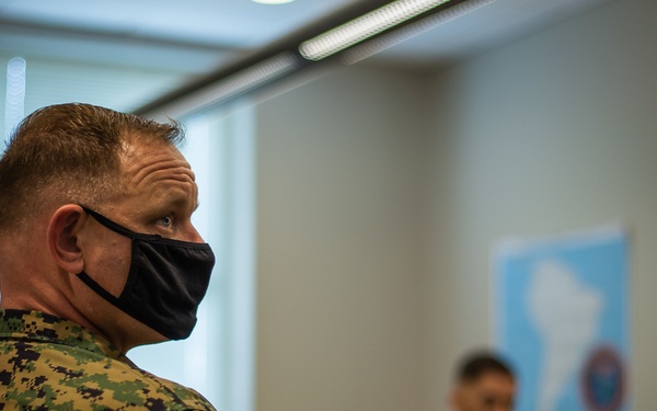 US Marines hosts COVID-19 class with Argentinian navy