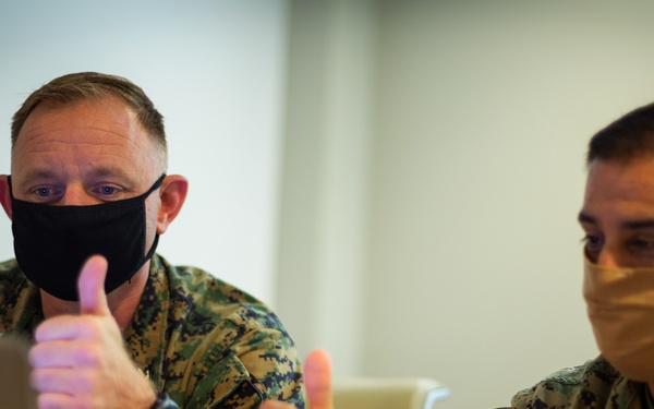 US Marines hosts COVID-19 class with Argentinian navy