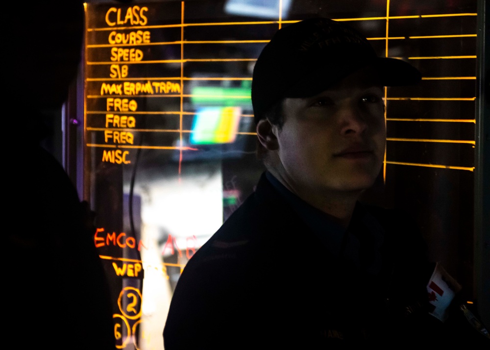 The "Grandmasters" of HSM 46 Perform Search and Rescue Drills on USS Thomas Hudner's (DDG 116) Flight Deck