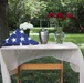 Veteran funeral table