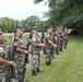 Color Guard salute