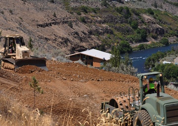 Oregon Guard completes improvements at Maupin track