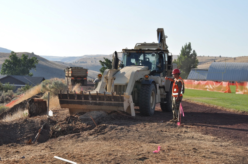 Oregon Guard completes improvements at Maupin track