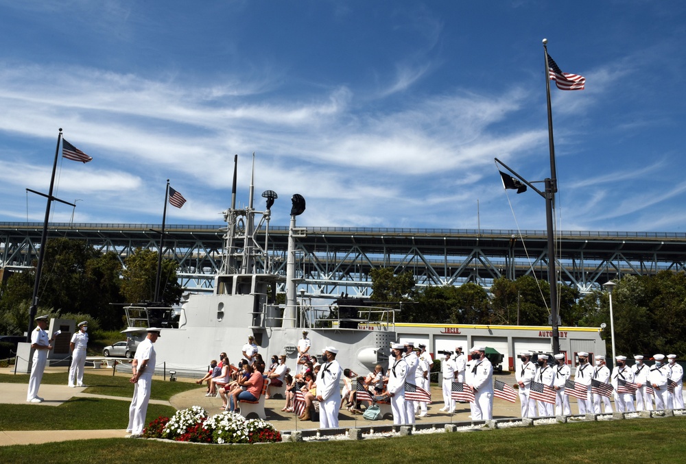 Assumption of command ceremony for PCU Idaho (SSN 799)