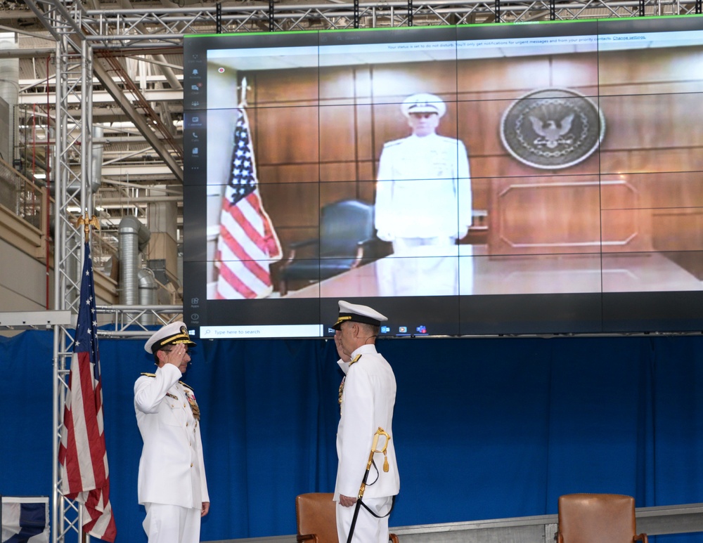 NAVWAR Welcomes New Commander, Rear Admiral Douglas Small