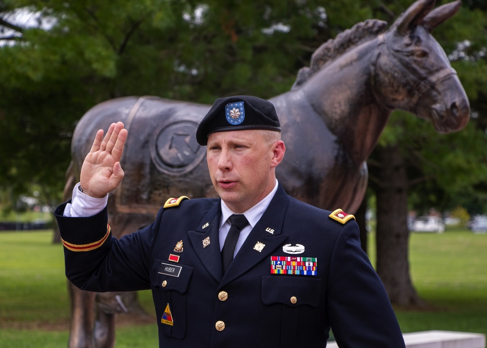 Lieutenant Colonel Michael J Huber Promotion Ceremony