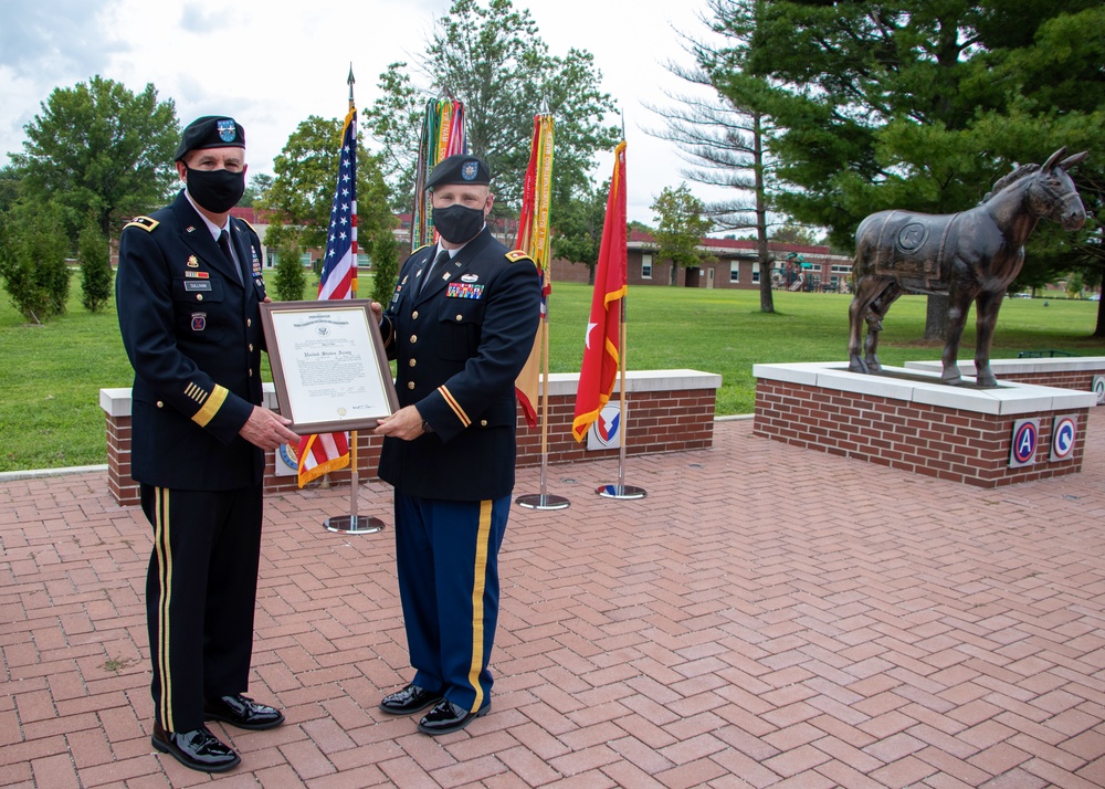 Lieutenant Colonel Michael J Huber Promotion Ceremony