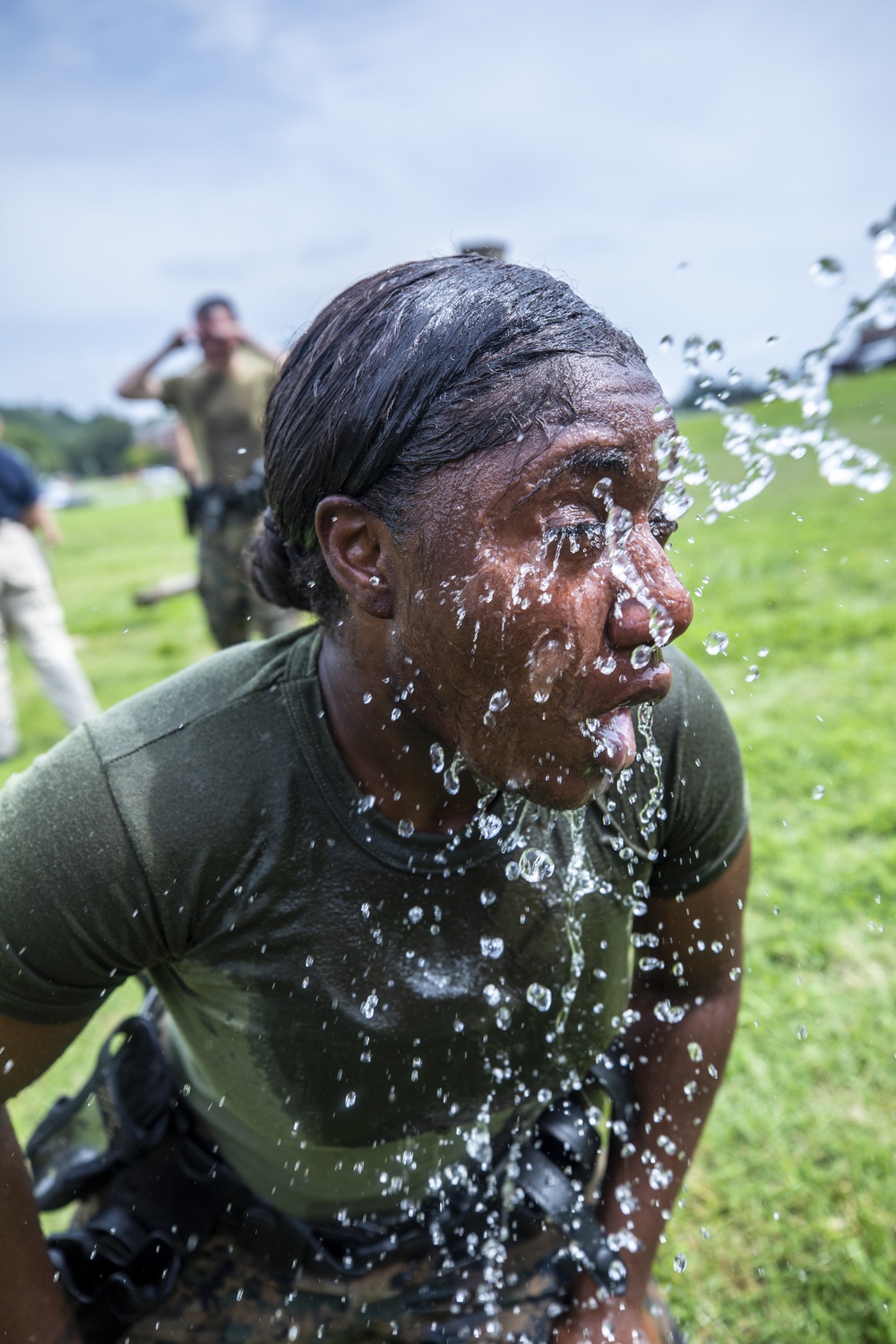 Marine Corps Base Quantico Marines OC Spray Training