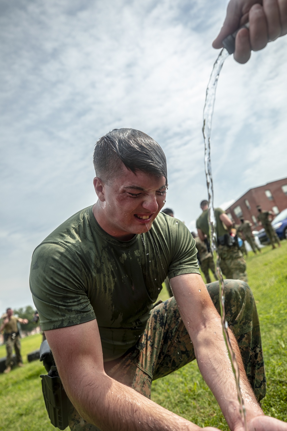 Marine Corps Base Quantico Marines OC Spray Training