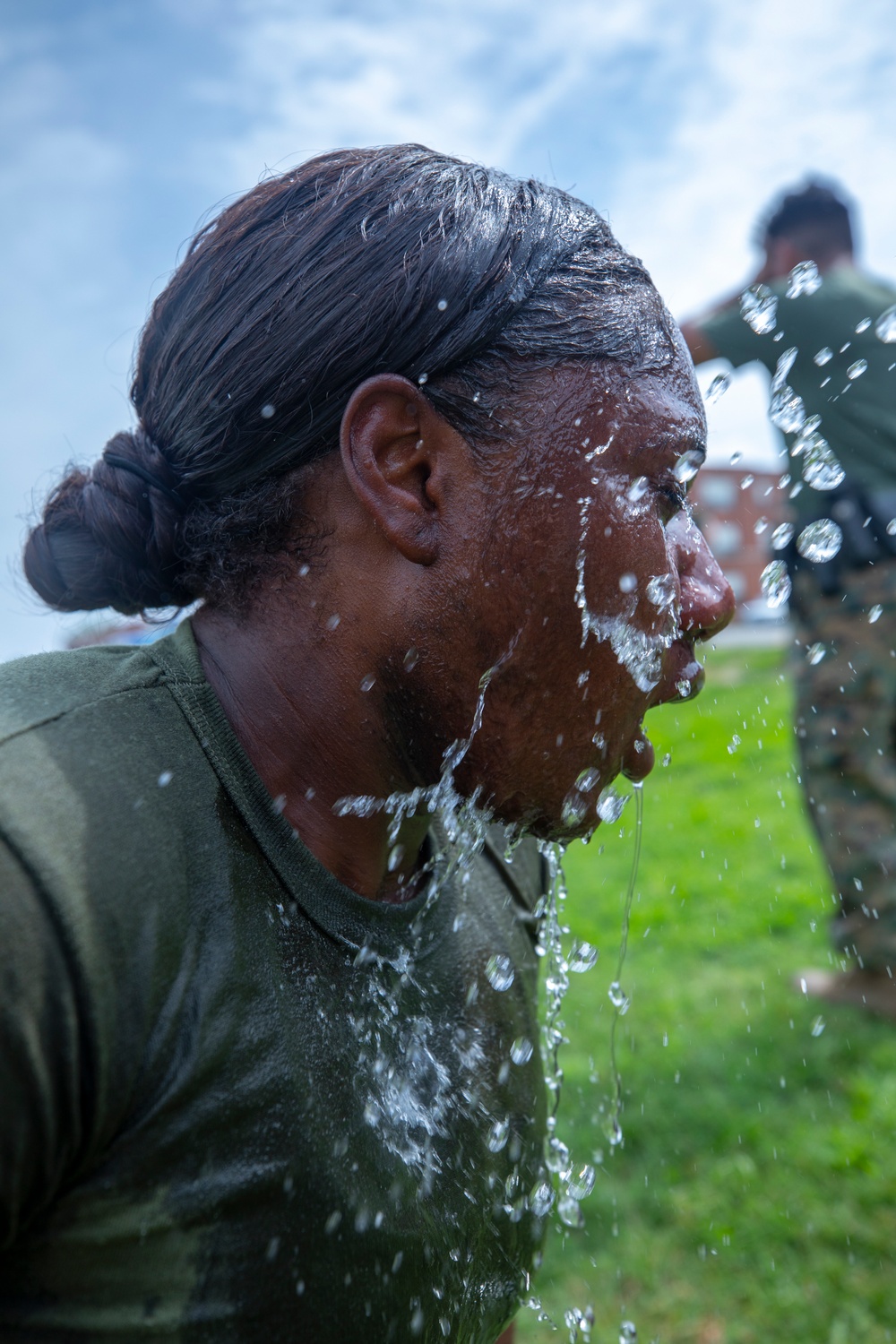 Marine Corps Base Quantico Marines OC Spray Training