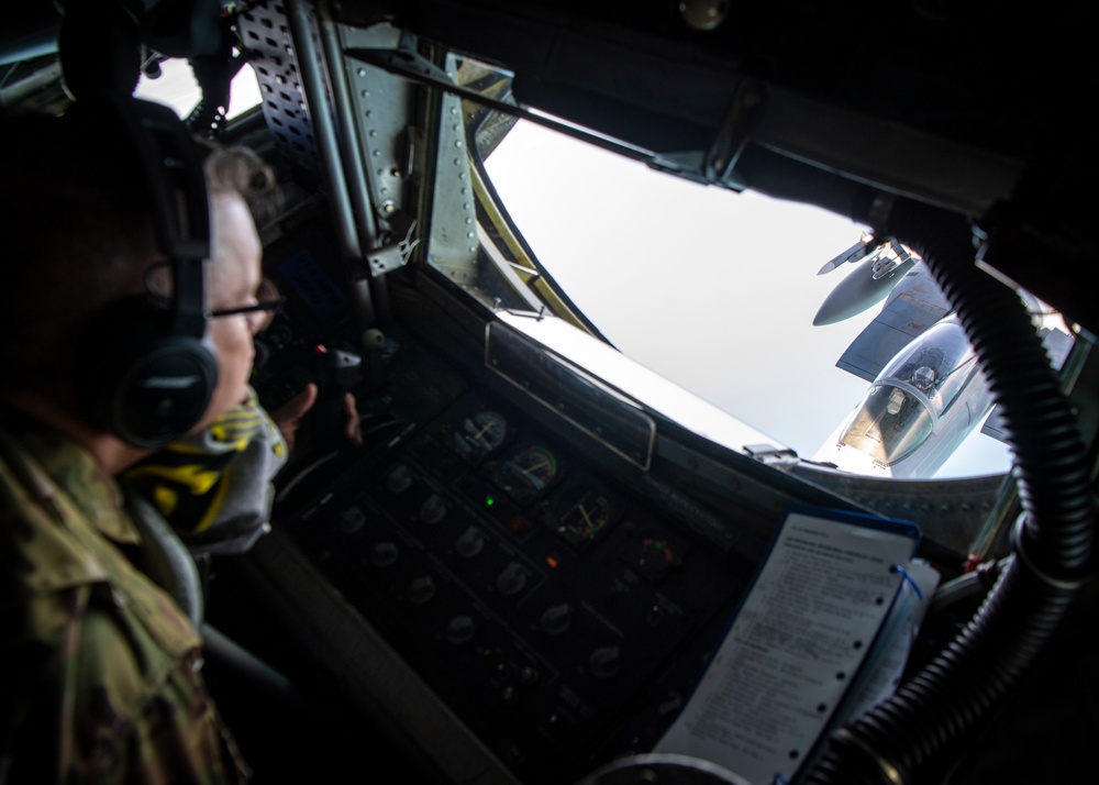 F-15s over the Arabian Gulf