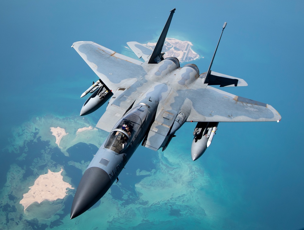 DVIDS - Images - F-15s over the Arabian Gulf [Image 12 of 15]