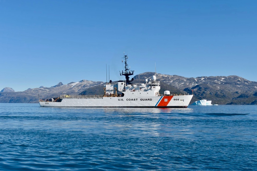U.S. Coast Guard participates in joint search and rescue exercise off Greenland