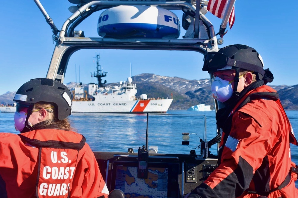 U.S. Coast Guard participates in joint search and rescue exercise off Greenland