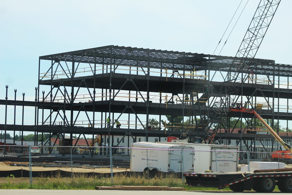 Army Corps of Engineers-led projecct to build new barracks continues at Fort McCoy