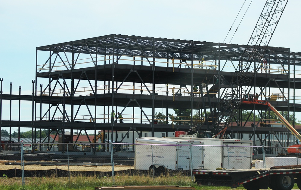 Army Corps of Engineers-led projecct to build new barracks continues at Fort McCoy