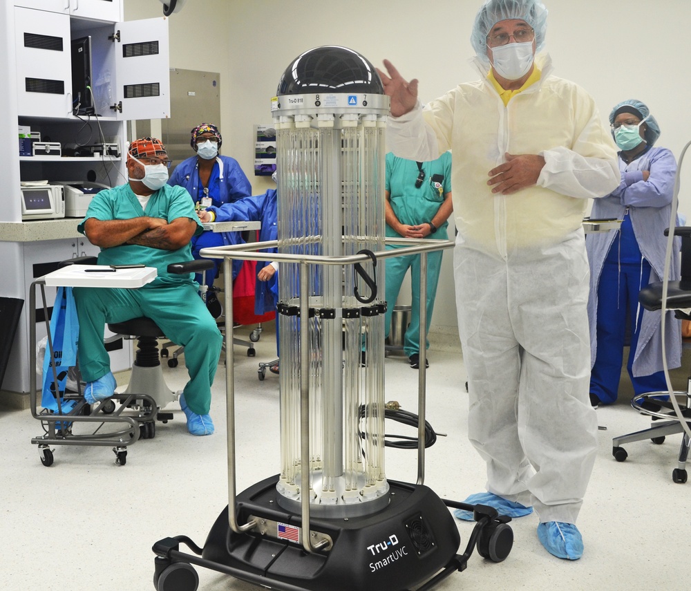 CRDAMC deploys germ-killing robots to combat infections in operating rooms