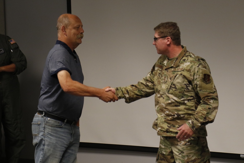 Doran gets recognized for service