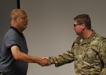 Doran gets recognized for service