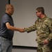 Doran gets recognized for service