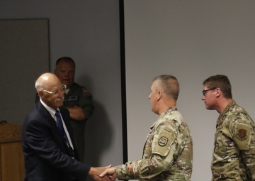 Doran gets recognized for service