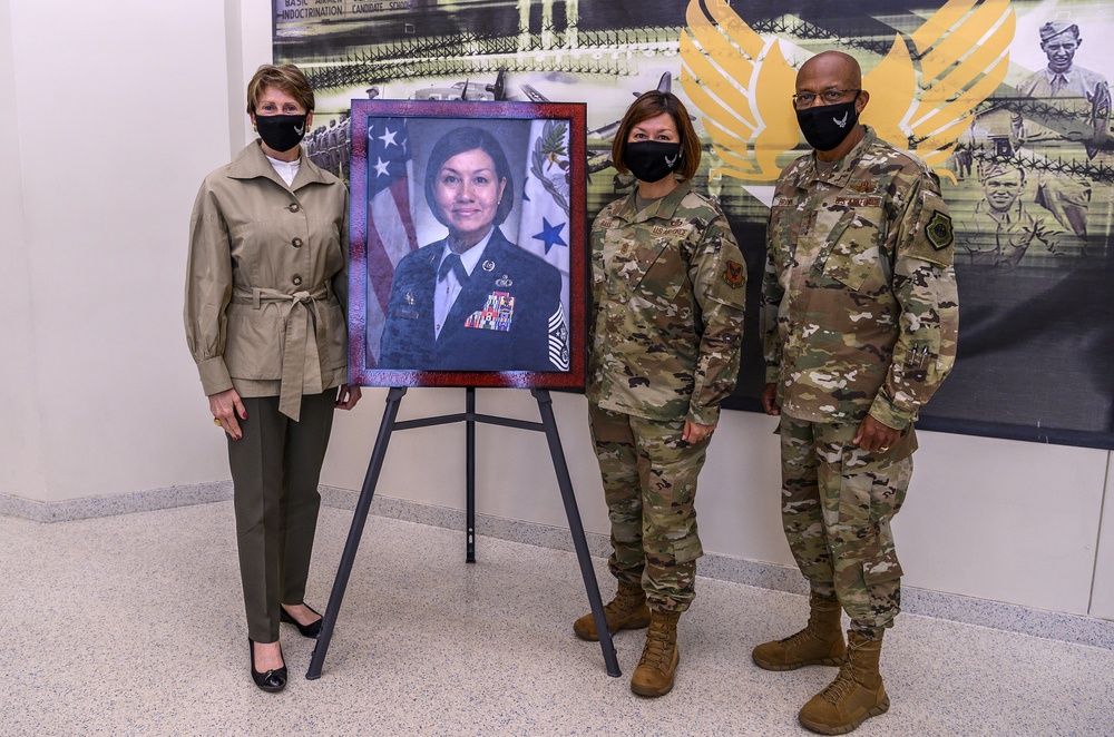 Air Force top officials visit JBSA missions for first combined trip