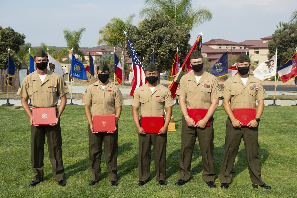 7th Engineer Support Battalion Marines Receive Marine Corps Engineer Association Awards