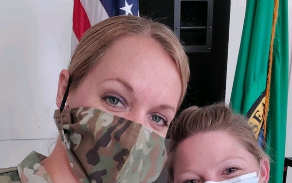 446th ASTS Reserve Citizen Airmen trade stripes for bars