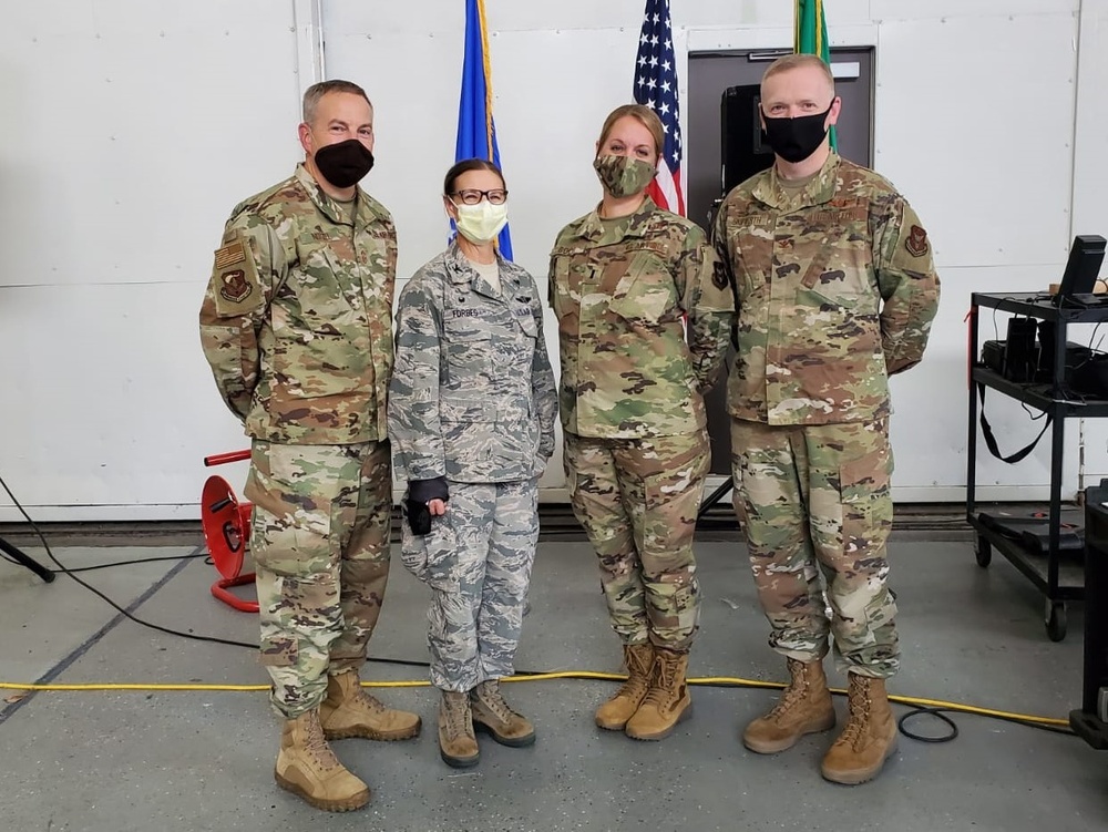 446th ASTS Reserve Citizen Airmen trade stripes for bars