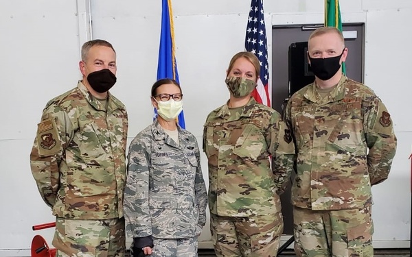 446th ASTS Reserve Citizen Airmen trade stripes for bars