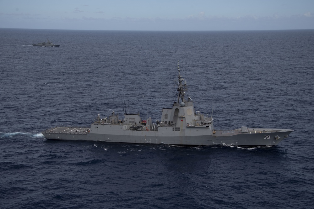 RIMPAC 2020 - Royal Australian Navy ship HMAS Hobart