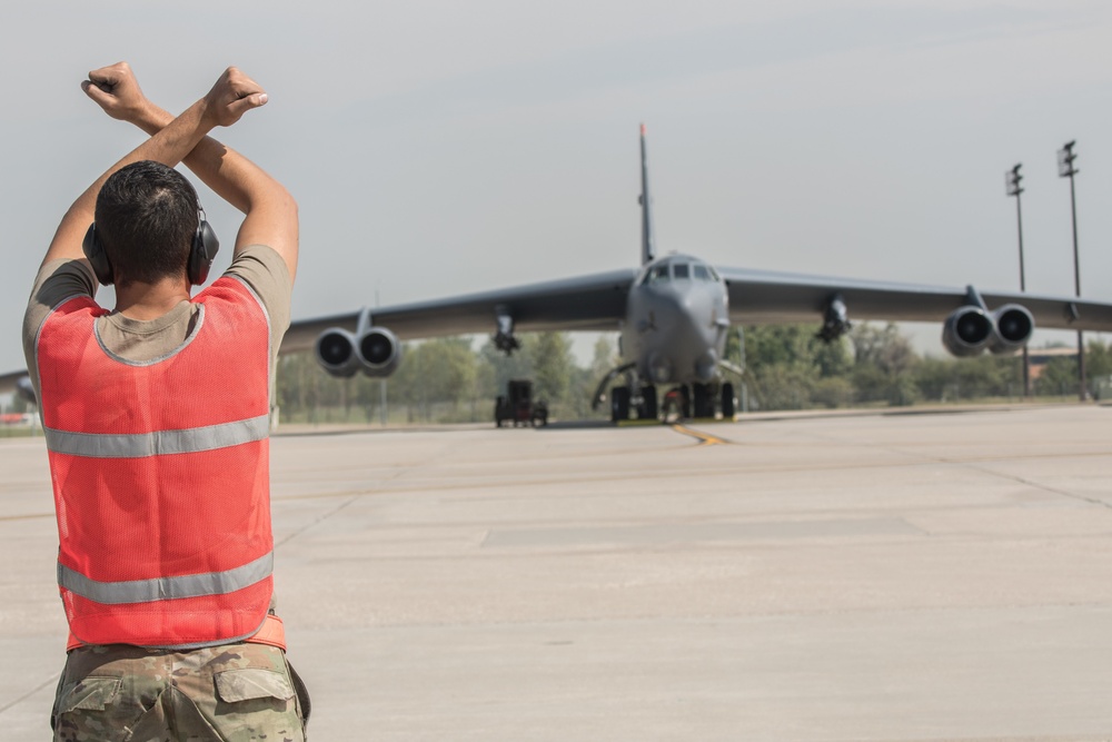 U.S. Air Force B-52s return to Europe for ally, partner training