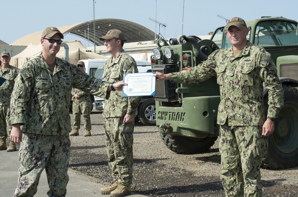 Coastal Riverine Squadron 10 Presents Awards, EXW