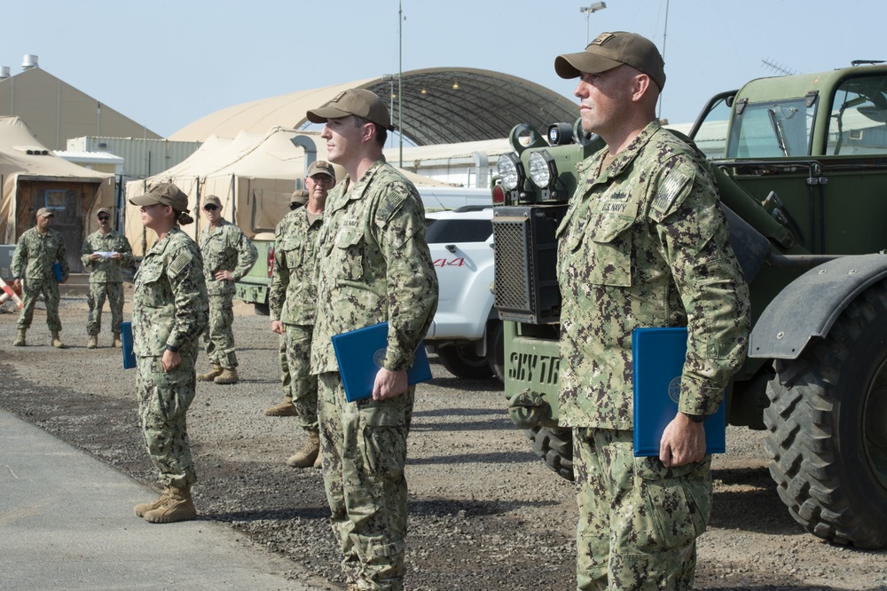 Coastal Riverine Squadron 10 Presents Awards, EXW