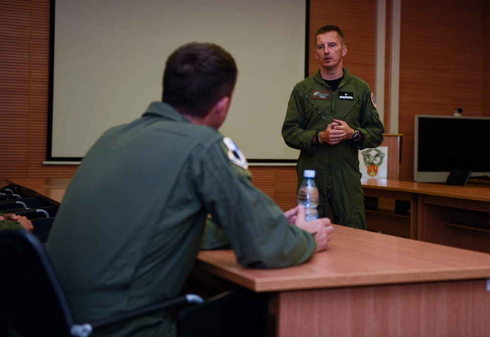 52nd FW commander visits 32nd Tactical AB