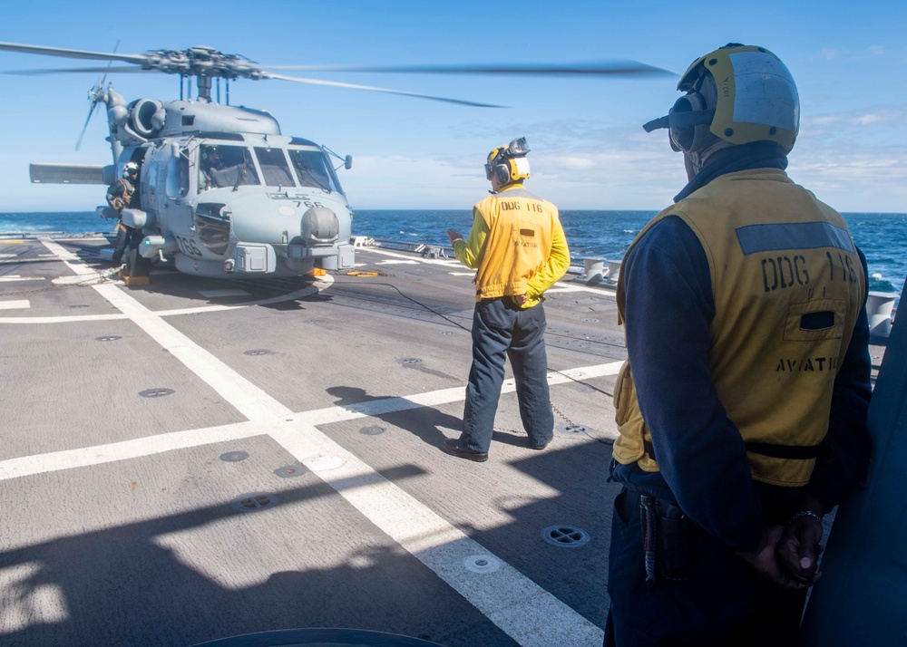 USS Thomas Hudner Performs Flight Operations with the &quot;Grandmasters&quot; of HSM 46