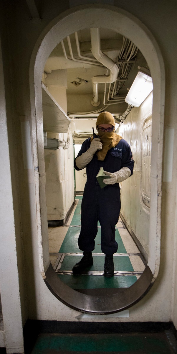 USS Carl Vinson (CVN 70) Sailors Participate in General Quarters Exercise