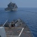 USS HALSEY CONDUCTS A REPLENISHMENT-AT-SEA