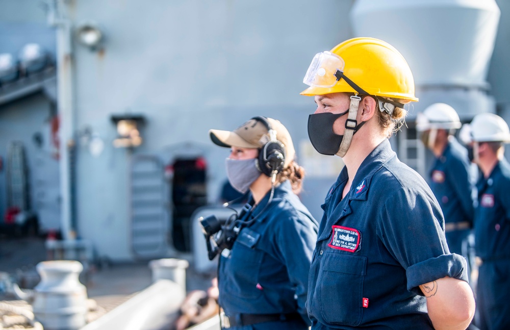 USS Germantown (LSD 42) Departs Okinawa, Japan