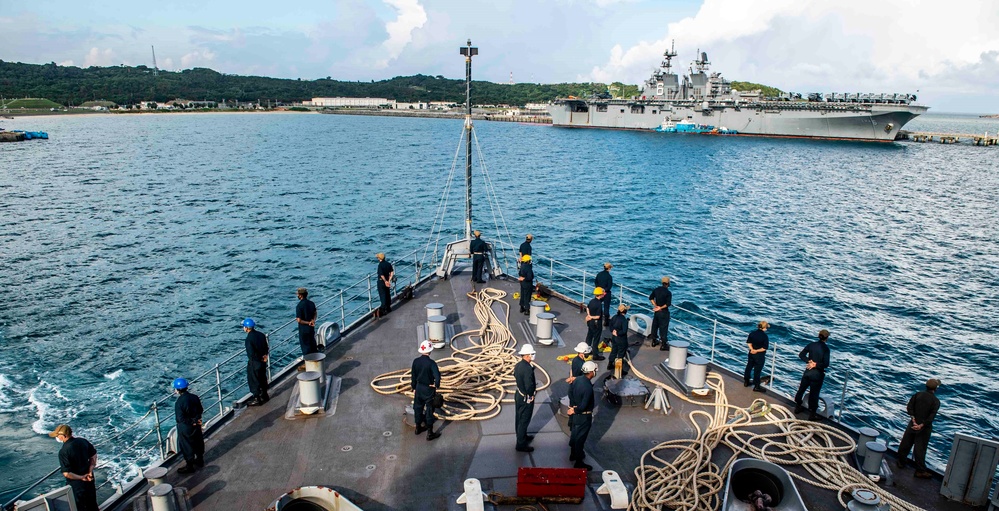 USS Germantown (LSD 42) Departs Okinawa, Japan