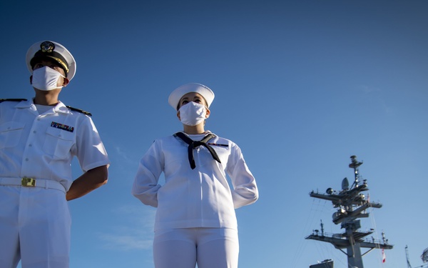 USS Carl Vinson Conducts Change of Homeport
