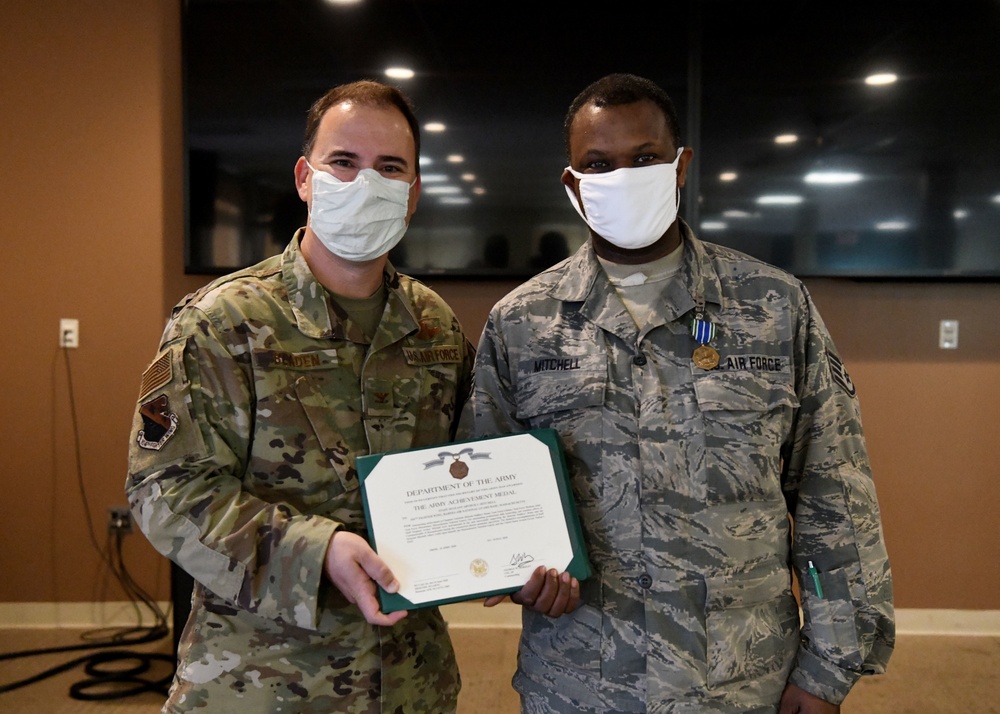 104th Fighter Wing leadership conduct walking tour