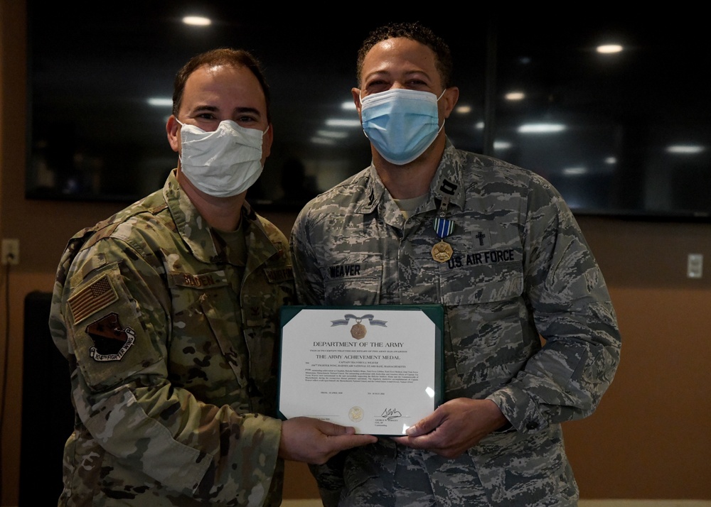 104th Fighter Wing leadership conduct walking tour