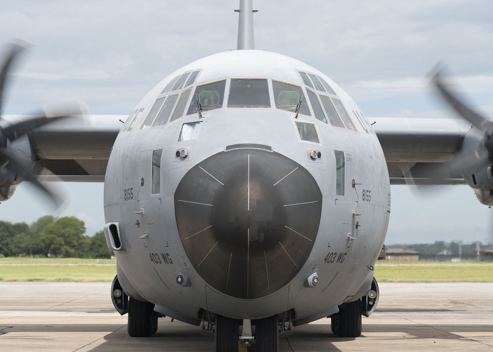 Wing evacuates aircraft, continues Tropical Storm Marco, Laura missions