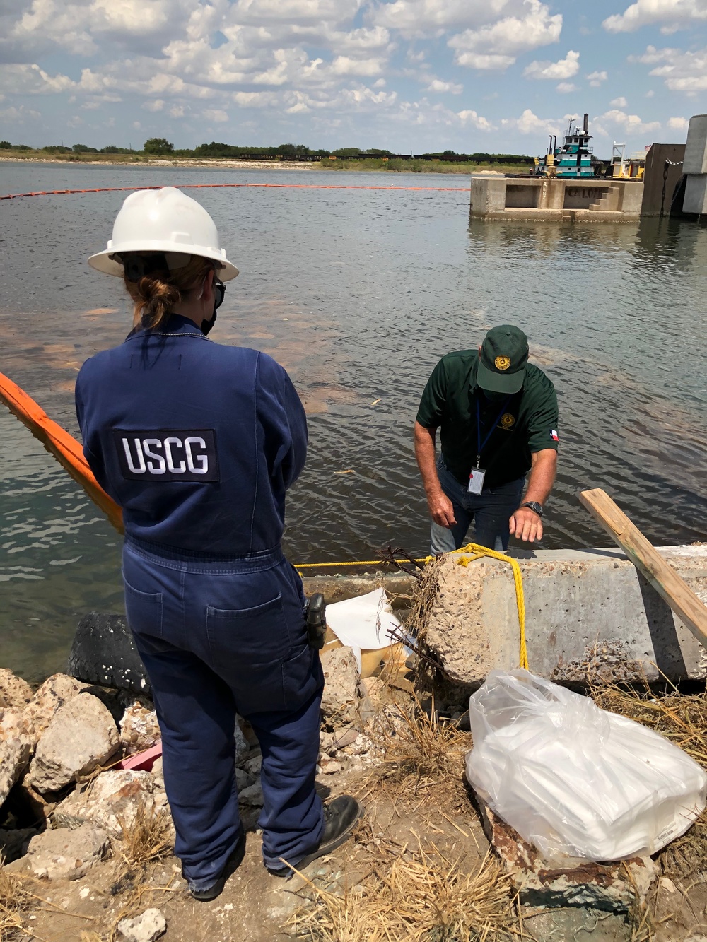 Coast Guard, partner agencies continue to respond to dredging vessel in Corpus Christi, Texas