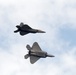 F-22 Raptors land at WPAFB